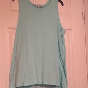 bcg tank... aqua... size XL